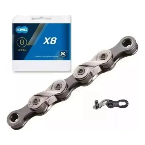 Corrente Bike Kmc X8 Aro 29 /27,5 / 26 8v 116 Elos