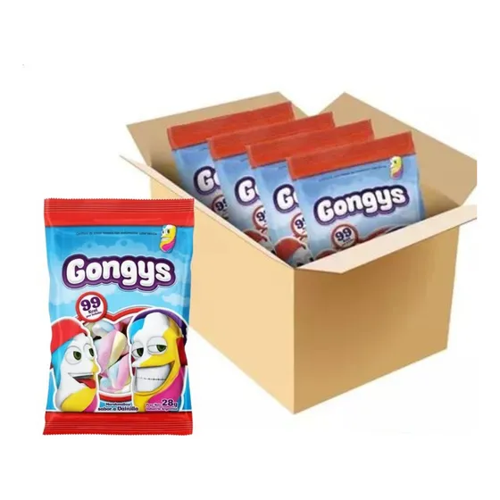 Caja Malvaviscos Gongys X 28 Grs X 48 U - Lollipop 