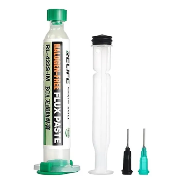 Fundente Relife Flux En Pasta Libre De Halogeno Jeringa 10cc