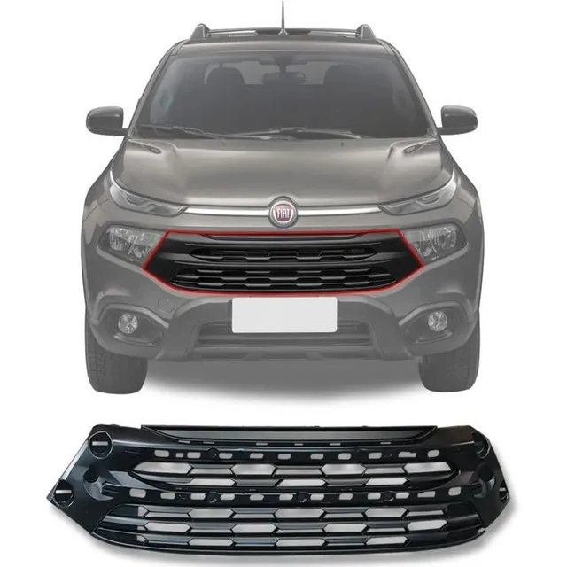 Base Grade Dianteira Parachoque Fiat Toro 2016-2020 Original