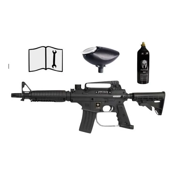 Marcadora Alpha Bravo One Tippmann Hpa Gotcha Hopper Xtm P