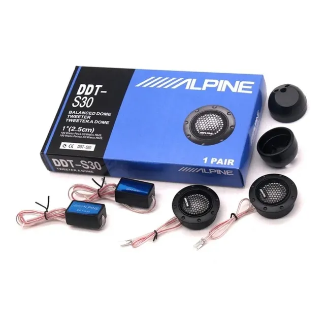 Mini Tweeter Alpine Para Tableros Y Puertas 180watts Por Par