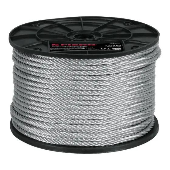 Guaya Fiero Acero 7x7 Hilos Cab-1/4r 75mts