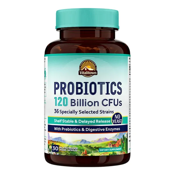 Probióticos Vitalitown 120 Mil Millones De Cfus, 36 Cepas, 3