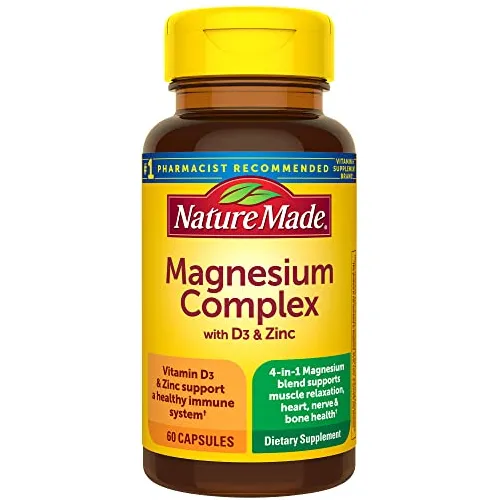 Complejo De Magnesio Hecho Por La Naturaleza Con Vitamina D