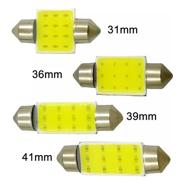 Bombillo Techo Led Cob Tipo Sofito Festoon Fusible 12v Par
