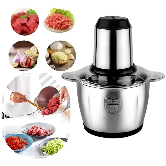 Moedor Carne Elétrico Multiprocessador Legumes E Triturador