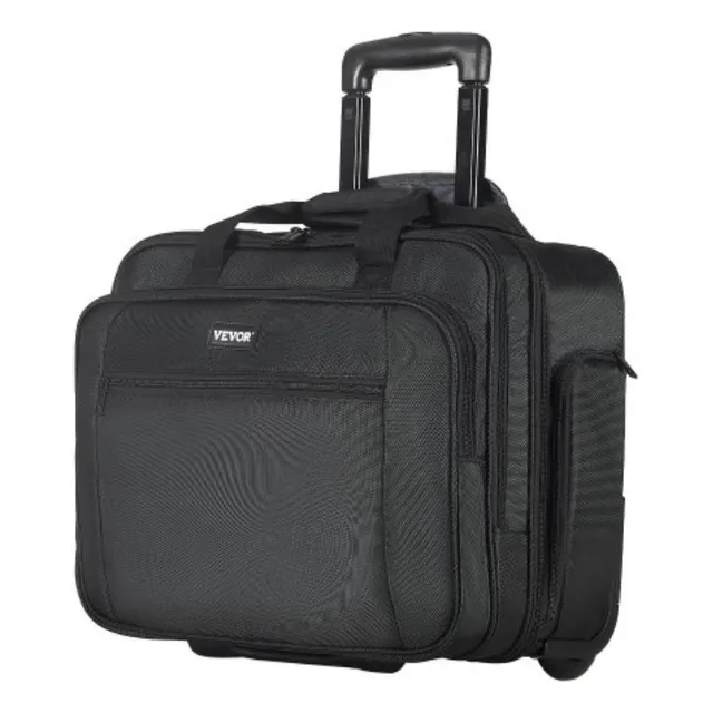 Bolso Con Ruedas Para Ordenador Portátil 17.3 Pul Negro 17 "