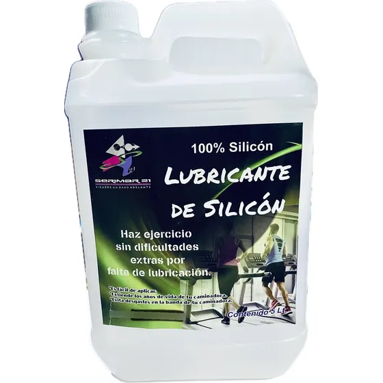 Aceite Silicon 100% Para Caminadoras (5 L) Con Aplicador