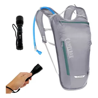 Kit Lanterna Tåtica De Mão + Mochila Hidratação 2l Camelbak Kit Lanterna Tåtica De Mão + Mochila Hidratação 2l Camelbak