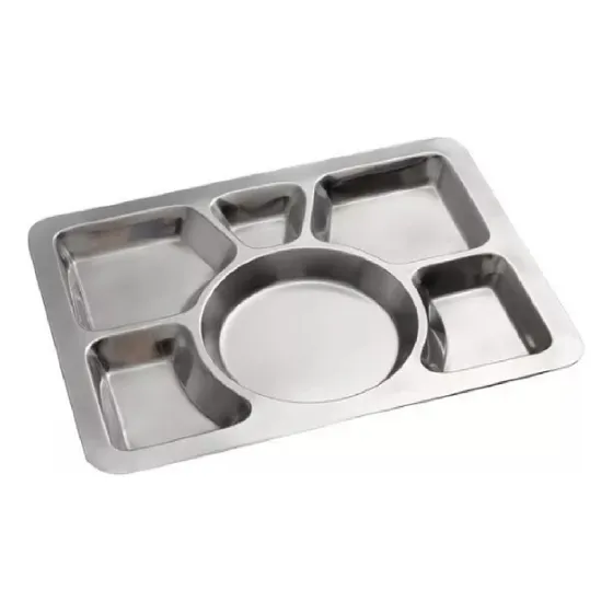 Bandeja De Acero Genérica Comedor Para Alimentos