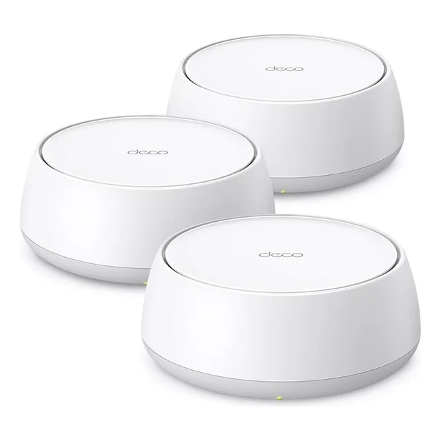 SISTEMA MESH PACK X 3 TP LINK BE25 WIFI 7 BE5000 DUAL BAND TP-LINK DECO BE25 COLOR BLANCO
