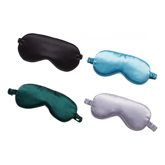 Antifaz Para Dormir De Seda De Doble Lado, 4 Piezas