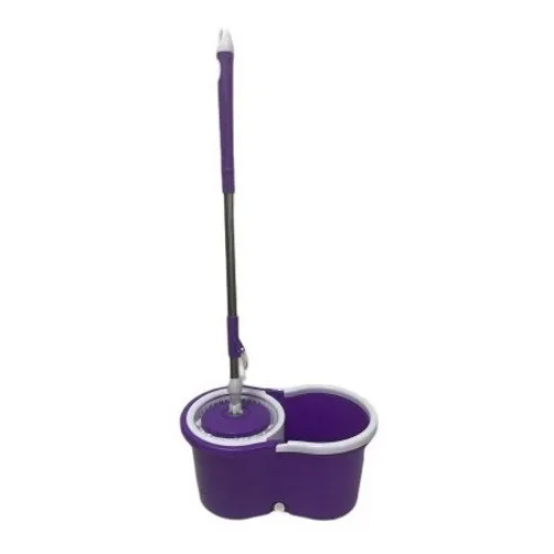Tobo Exprimidor Hogar C/mopa Microfibra Tubo Metalico Wequp