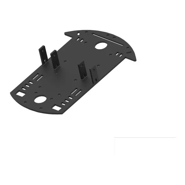Chasis Carro Robotico Plastico Soporte Sensor Ultrasonido