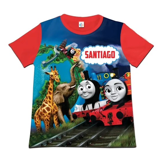 Franela Camisa Niño Thomas Y Sus Amigos En Algodon