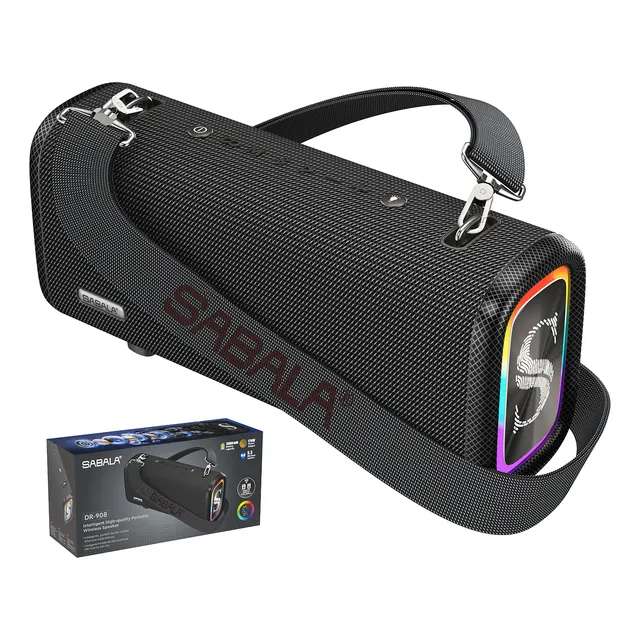 Caixa De Som Sabala Dr-908 Bluetooth 120w Radio 20800mah Usb
