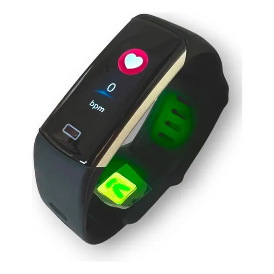 Relógio Pulseira Mede Pressão Batimento Cardíaco Oxigênio