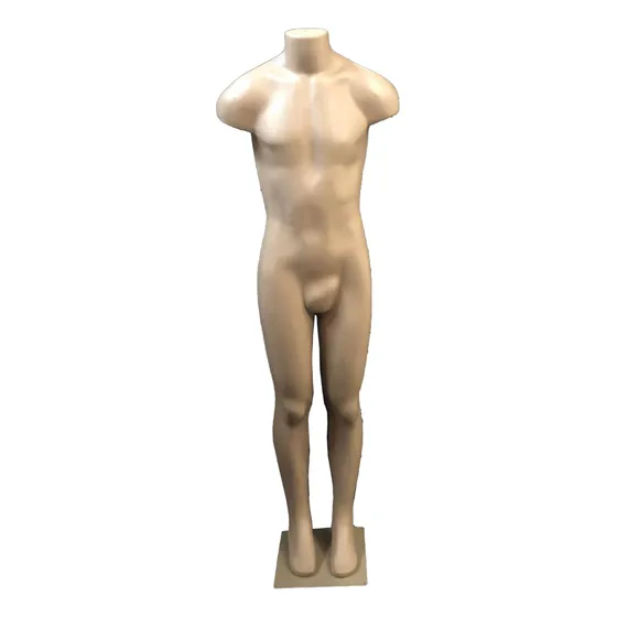 Manequim Masculino Adulto Com Base Corpo Inteiro + Brinde