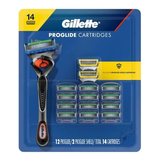 Gillette Fusion Proglide 5 Hojas Cartuchos 14 Piezas