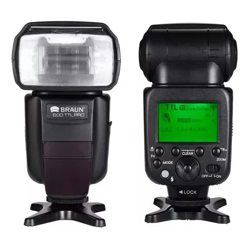 Flash Profesional Braun 600ttl Pro Para Camara Sony Ent Prem