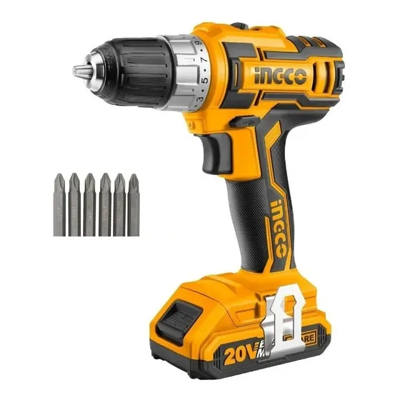 Taladro Atornillador Ingco  20v Sin Cargador Ni Bateria Tyt