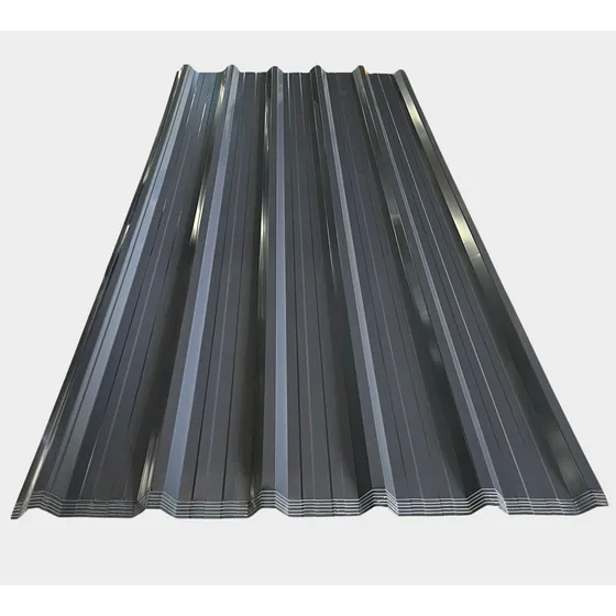 Chapa Trapezoidal Cal 26 Color Gris (ancho Util 1 Mt)