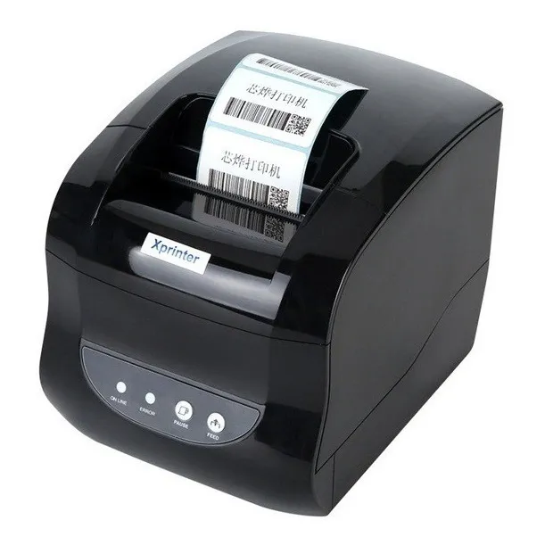 Impresora De Etiquetas Xprinter 80mm Codigo Barras Color Negro