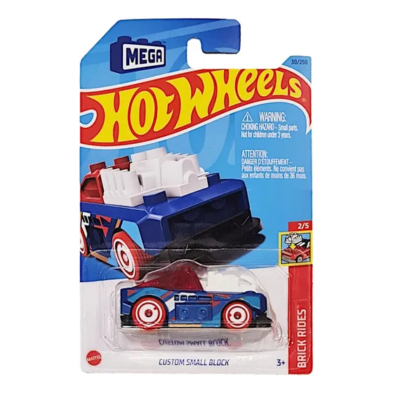 Hot Wheels Compatible Con Lego Custom Small Block + Obsequio