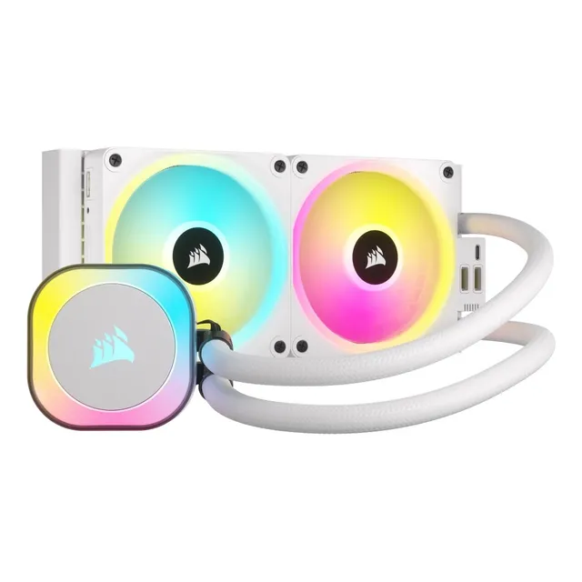 Ventilador P/cpu Corsair Icue Link H100i Rgb Blanco