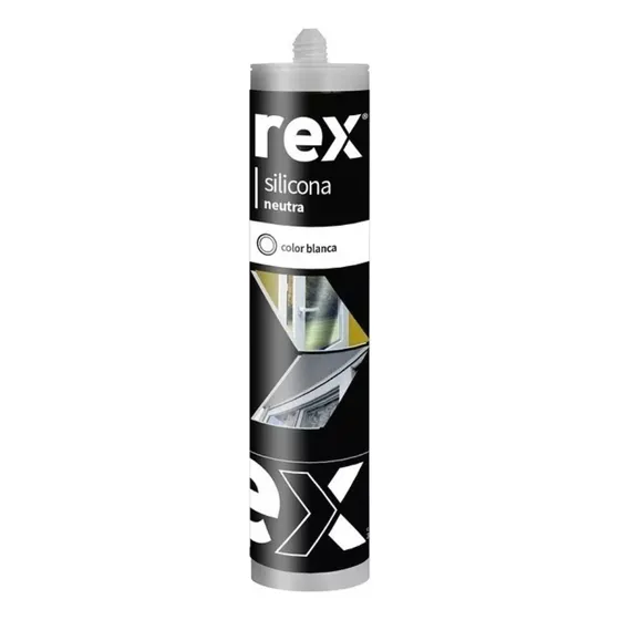 Silicona Neutra Blanca 300 Ml. Rex