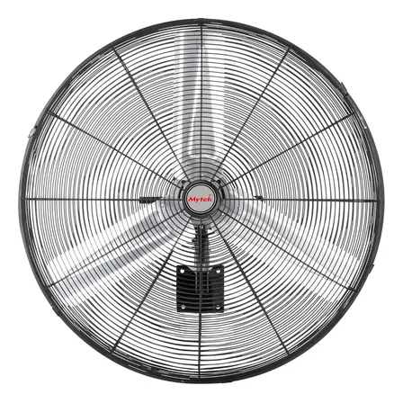 Ventilador Industrial De Pared Mytek 3422 30 Metálico 76 Cm Negro Aluminio 3 12