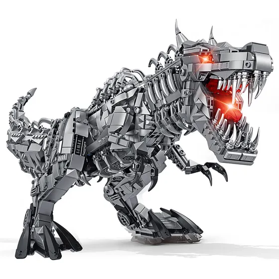 Panlos Bricks Dinosaurio Con Luz 2065 Pzas 2346406