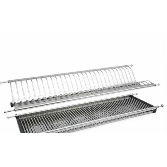 Cesto Escurre Plato/ Vaso Inoxidable 60 Cm / Import Platera 
