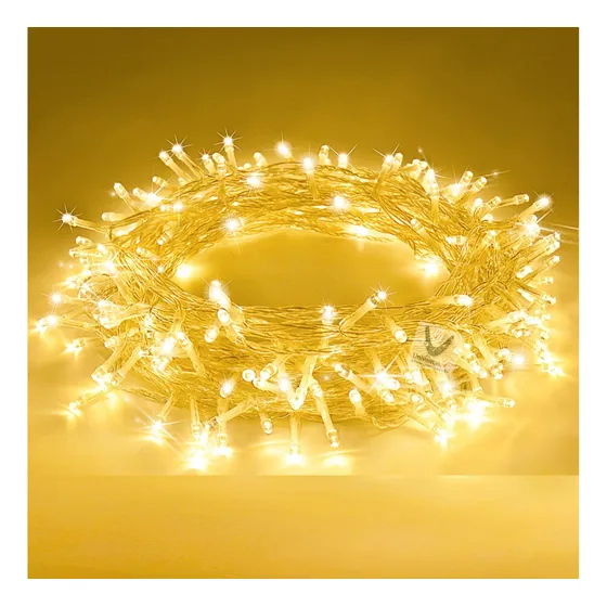 Extensión Luz Led Lineal 100 Luces 7 Metros Calida