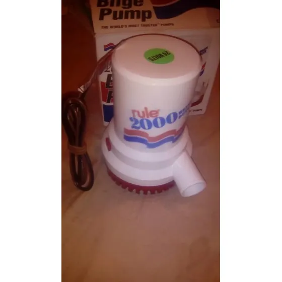 Bomba De Achique Rule 2000gph 24vdc