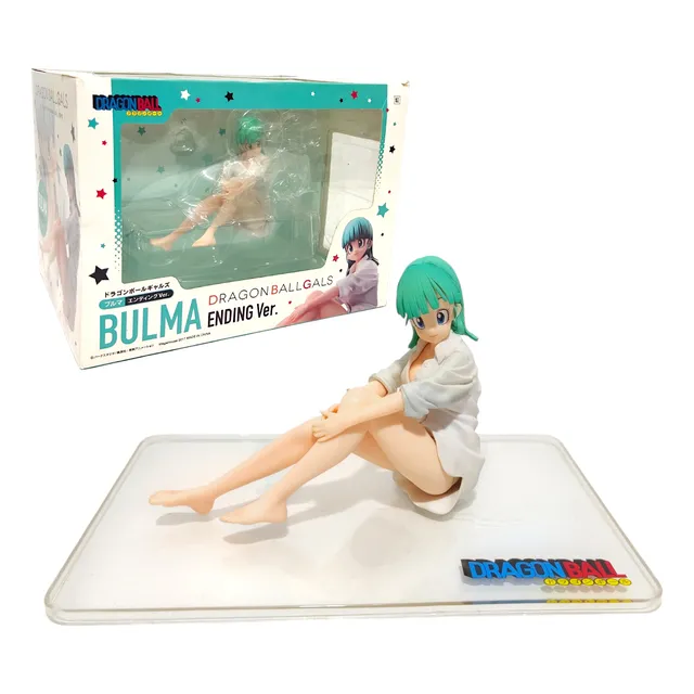 Dragon Ball Figura Bulma Con Base Figura De Coleccion
