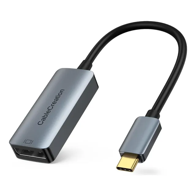 Cablecreation Adaptador Usb C A Dp Convertidor Usb Tipo C A