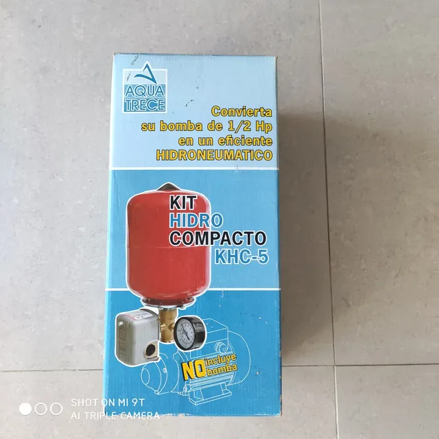 Kit Hidroneumatico Para Bomba De Agua 5 Litros Aqua Trece