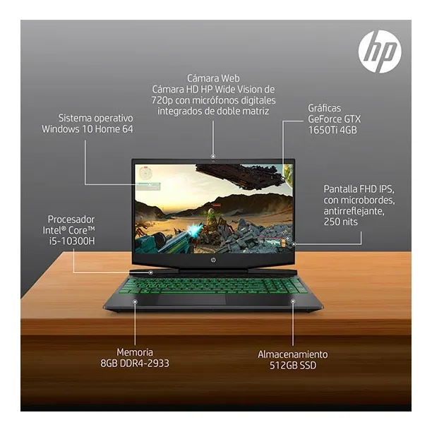 Notebook Gamer Hp Pavilion Gamingprocesad Nvidia Gtx 1660-ti