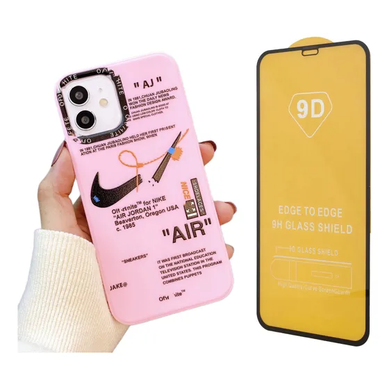 Funda Silicon Nike Off White Para iPhone 11 12 13 14 Pro Max