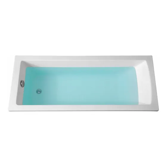 Bañera Simple De Empotrar Blanca Aqualia 150x70x42 Bañera 