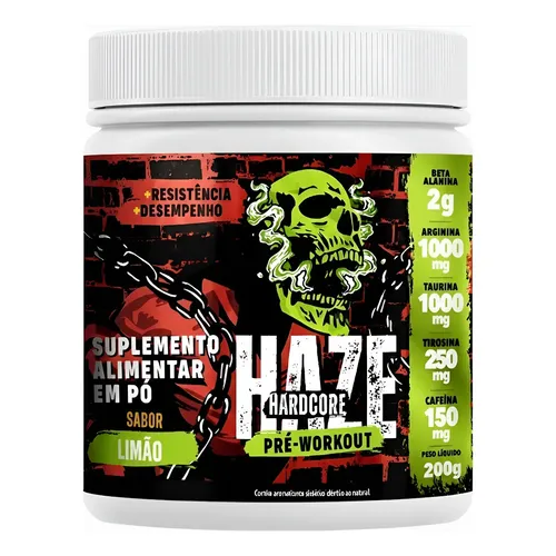 【GW中20000→16900】NOCOR ORGANICS Pré-treino Haze Hardcore 300g - Growth Supplements Sabor Limão