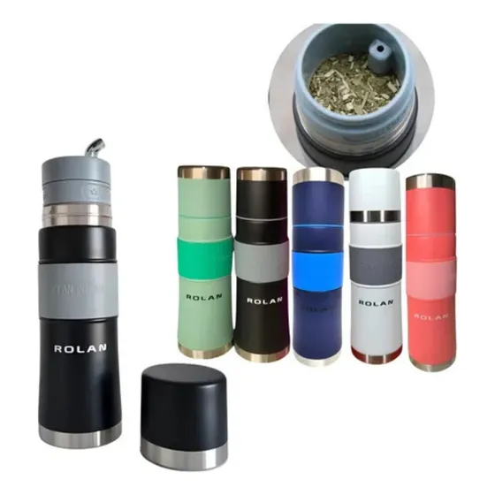 Mate Listo 750ml Termo Autocebante Acero Inoxidable Original