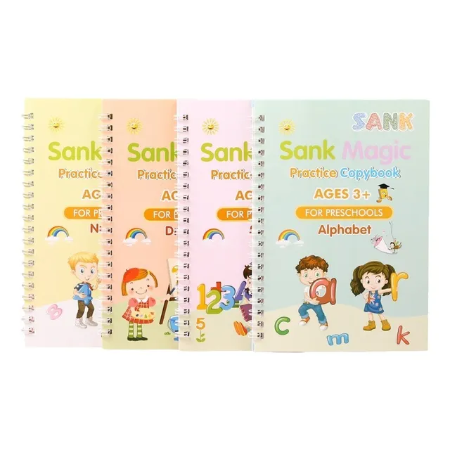 Libro Magic Practice Scribe, Cuaderno De Trazos Para Niños,