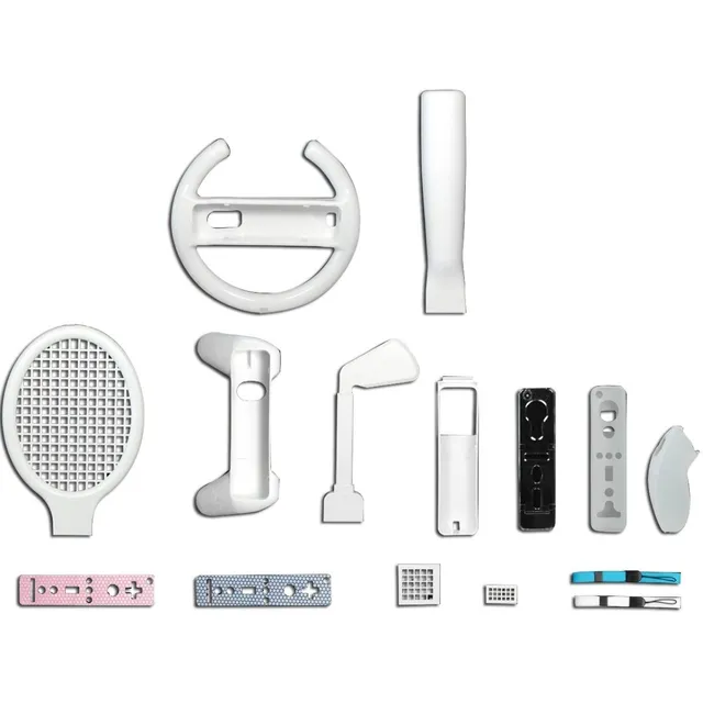 Kit Olimpiadas Wii 15 En 1 Sport Packs Raqueta Bate Volante
