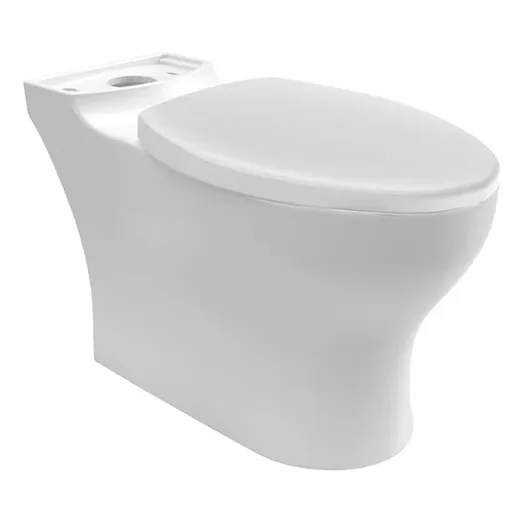 Taza Elongada Y Trampa Oculta Helvex, Blanco