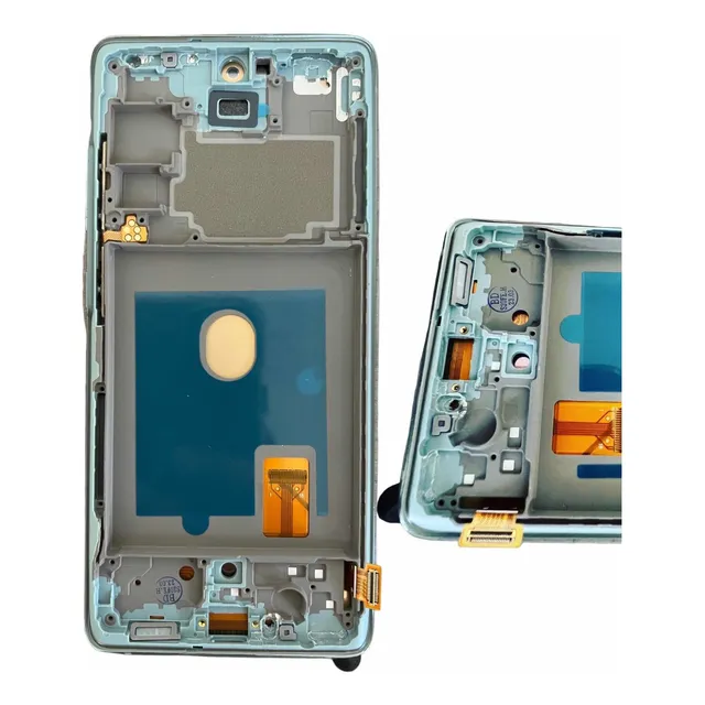 Frontal Tela Display C/aro S20 Fe G780 Oled Biometria Verde