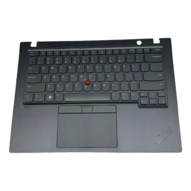 Palmrest Teclado Lenovo Thinkpad T14s 2a Gen Ingles Gris