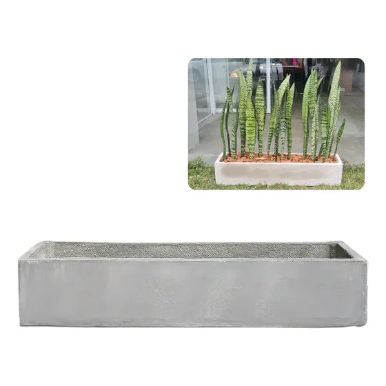 Jardineira De Cimento 1 Metro De Comprimento X 30cm Altura